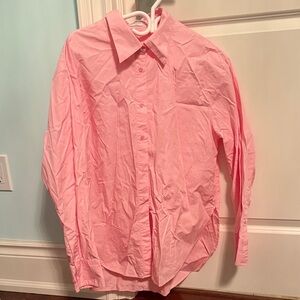 Babaton Casual Pink Button Down Shirt
